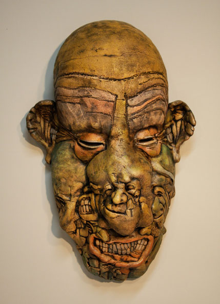 Bill Abright ceramic Mask- Boogie Man