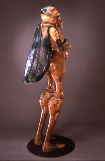 Bill Abright - Ceramic Figures-Pollenator-side view